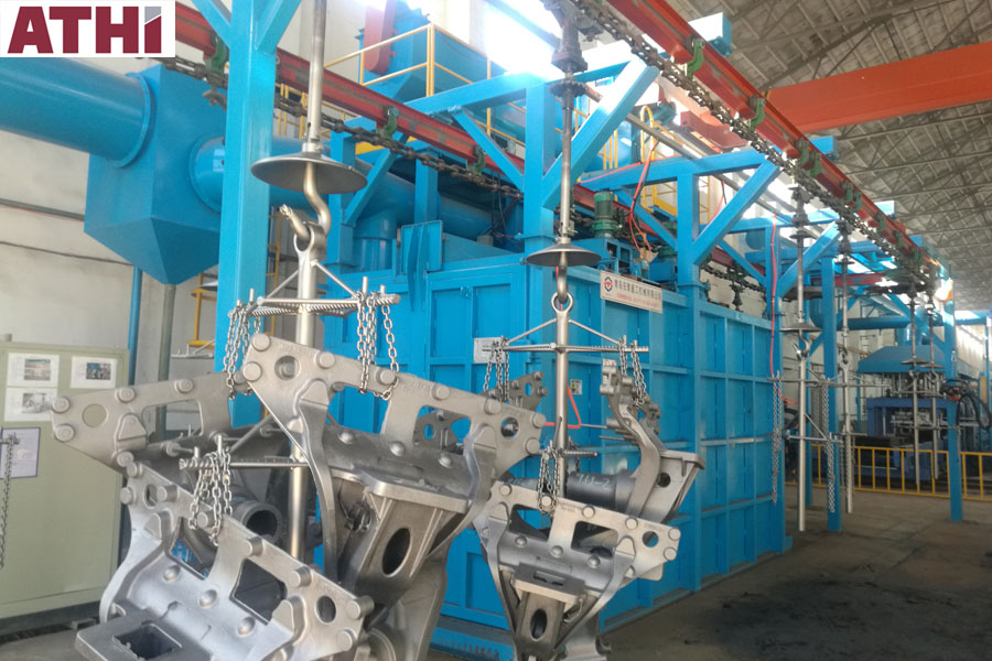 Q483 Continuous Hanging Chain Shot Blasting Machine/wheel Shot Blasting Machine